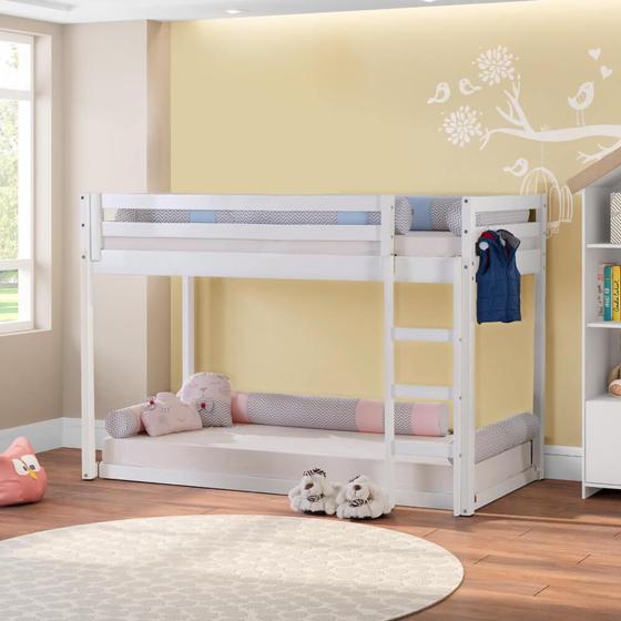 Imagem de Beliche Montessoriano Prime Branco - Casatema