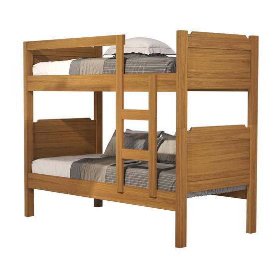 Beliche Solteiro Reforçada com Escada e Grade de Proteção Star Menor preço em Beliche Solteiro Reforçada com Escada e Grade de Proteção Star
