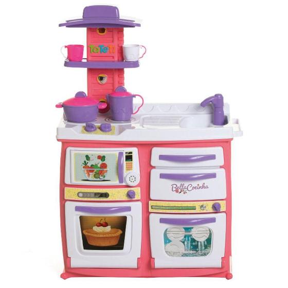 Imagem de Bella Cozinha Infantil Tateti 1307 Com Acessórios Saída de Água e Som