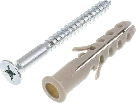 Imagem de Bemfixa 3245 Parafuso Fenda Phillips Cabeça Chata com Bucha Anel, 10 mm, 5 unidades