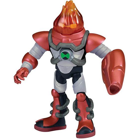 Imagem de Ben 10 - Minifigura Articulada 10 Cm - Armadura Omni-Kix Chama