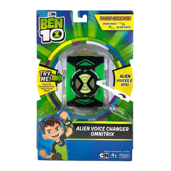 Imagem de Ben 10 - omnitrix troca voz