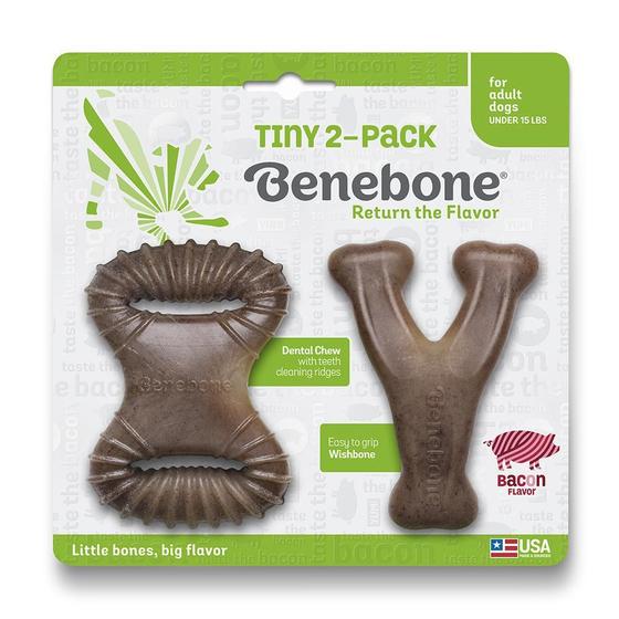 Imagem de Benebone Tiny 2-Pack Bacon