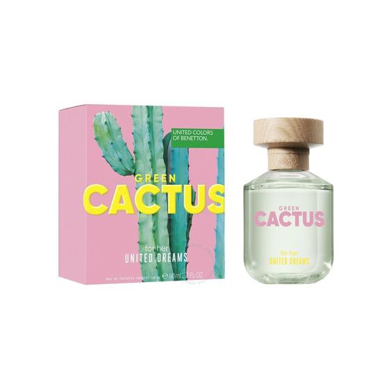 Imagem de Benetton green cactus edt - perfume feminino 80ml