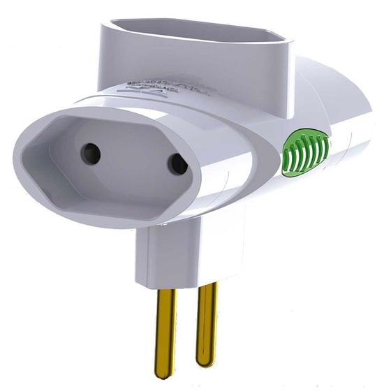 Benjamin Tomada Pino Adaptador T Multiplicador 3 Saídas 2P Menor preço em Benjamin Tomada Pino Adaptador T Multiplicador 3 Saídas 2P