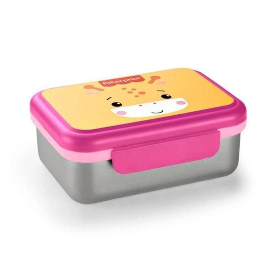 Imagem de Bento Box Aço Inox Hot & Cold (Rosa) - Fisher-Price