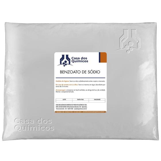 Benzoato de Sódio 10 kg Casa dos Químicos Casa dos Químicos Bicarbonato Magazine Luiza