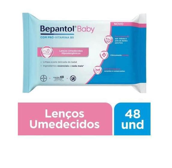 Imagem de Bepantol Baby Lenços Umedecidos Com 48 Unidades