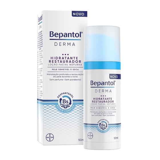 Imagem de Bepantol derma loção facial noturna com 50ml