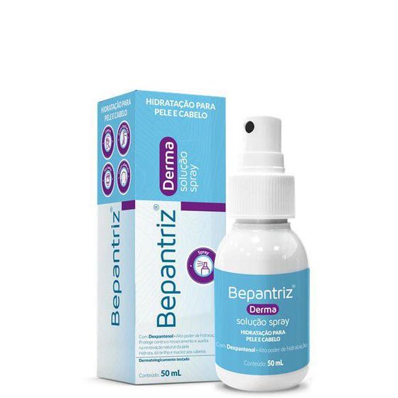 Imagem de Bepantriz Derma Solução Spray Hidratação para pele e cabelo - 50ml = Bepantol