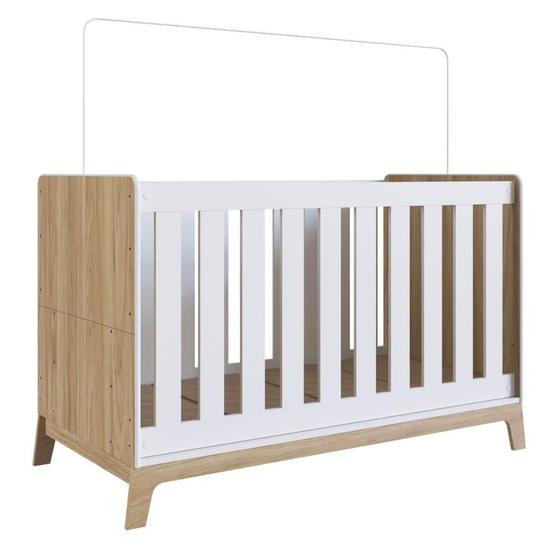 Imagem de Berço 3 em 1 com Colchão Itapuã com Branco Completa Móveis