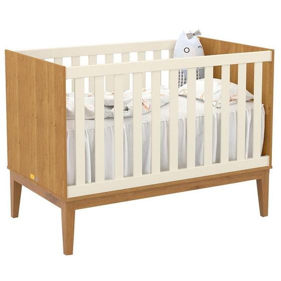 Imagem de Berço Americano Unique Freijó Off White Eco Wood - Matic