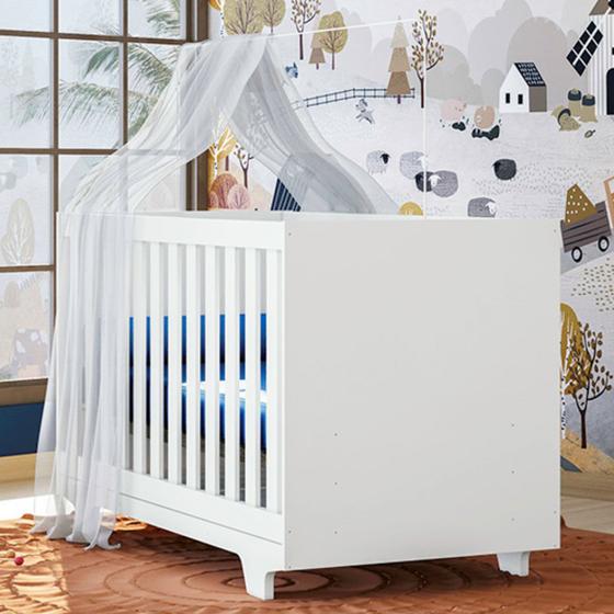 Imagem de Berço Cama Life 100% Mdf com Colchão Branco - Tigus Baby