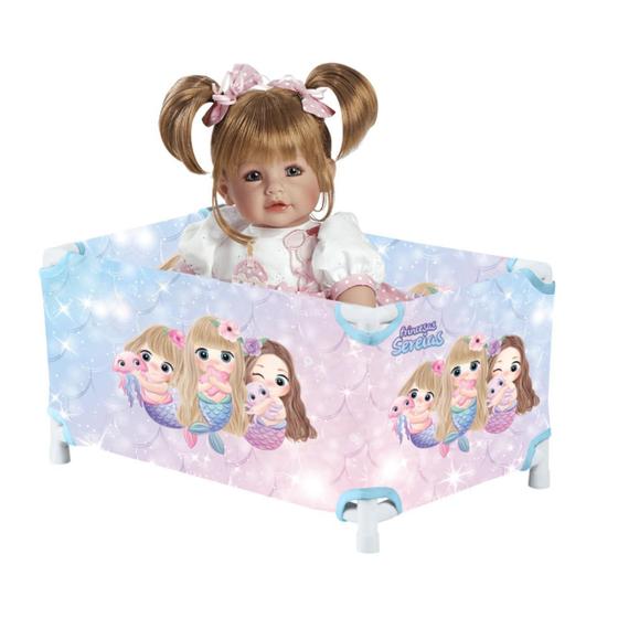 Imagem de Berço Chiqueirinho de Boneca Baby Alive Princesas Sereias