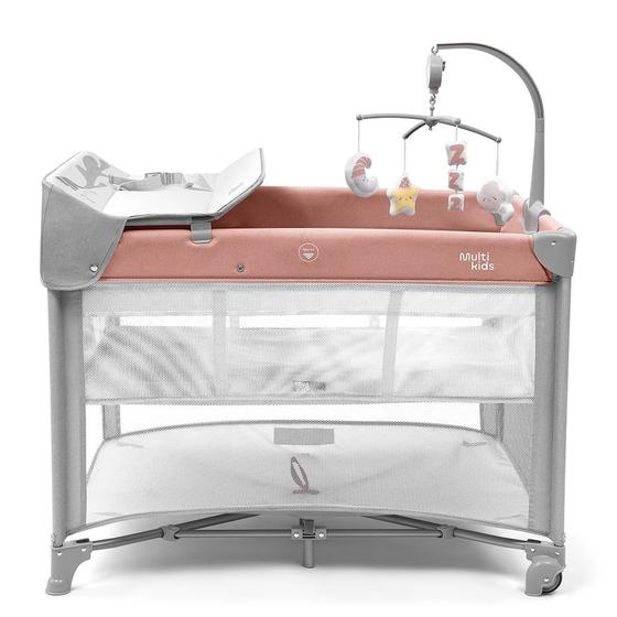 Berço Desmontável Daydream 0-15kgs Rosa Multikids Baby - BB389 é boa?