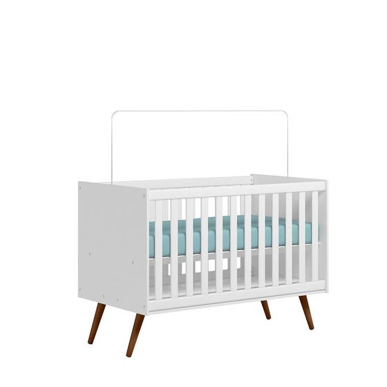 Imagem de Berço Mini Cama Americano 2 Em 1 Quarto Infantil Bebê Pés Retrô Q Encanto Retrô 3820