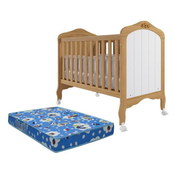 Imagem de Berço Mini Cama Harmonia com Colchão Physical - Permóbili Baby