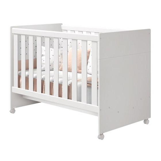 Imagem de Berço Mini Cama Katatau Flex Branco Fosco - Reller Móveis