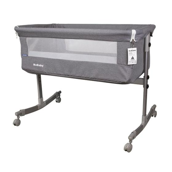 Berço Portátil Sleep 3 em 1 Moisés Co-bed Acopla na Cama Cinza Kababy ...