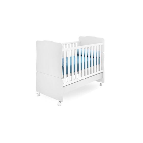 Imagem de Berço Vira Mini Cama Sonho Encantado Branco - Qmovi