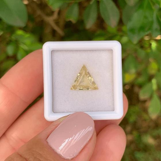 Imagem de Berilo Amarelo Triangular 1,55ct