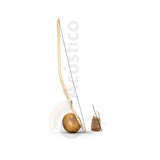 Imagem de Berimbau Infantil em Biriba Original + Baqueta + Caxixi