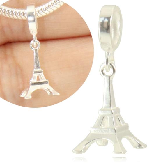 Imagem de Berloque Charms Pingente Torre Eiffel Prata 925