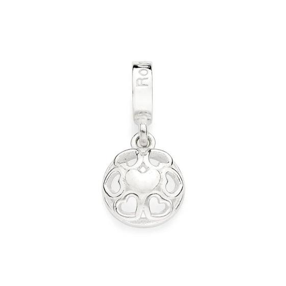 Imagem de Berloque de pulseira prata 925 feminino rommanel bola feita por corações 840079