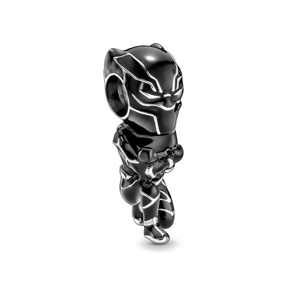 Imagem de Berloque PANTERA NEGRA em Prata S925 para pulseiras modelo Pandora ou Vivara