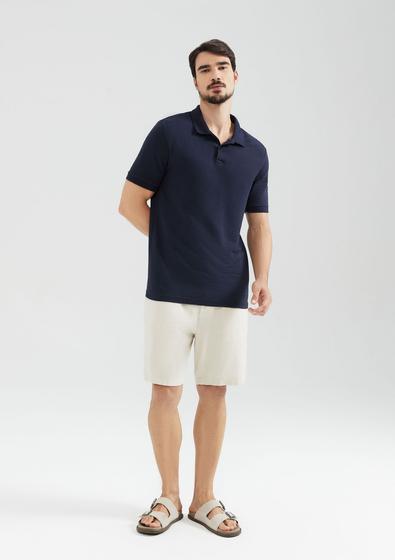 Bermuda Básica Masculina Chino Em Linho Menor preço em Bermuda Básica Masculina Chino Em Linho