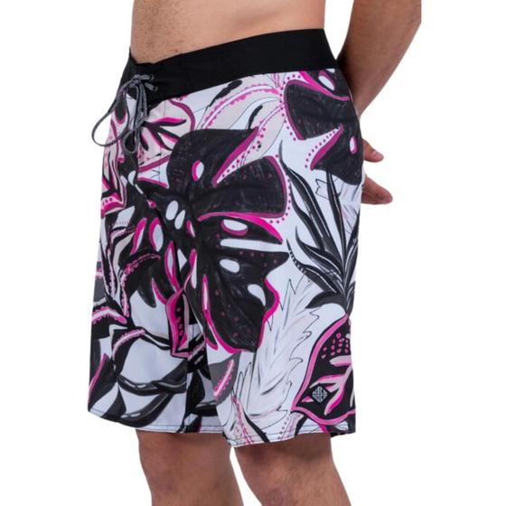 Imagem de Bermuda BoardShort Nicoboco Seca Rapido Surf Mar Verão 