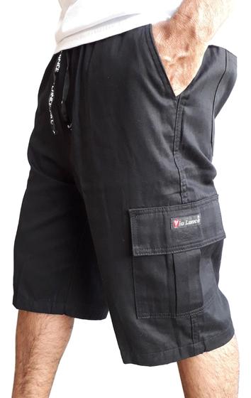 Bermuda Cargo Masculina 6 Bolsos Lateral Skate Militar Menor preço em Bermuda Cargo Masculina 6 Bolsos Lateral Skate Militar