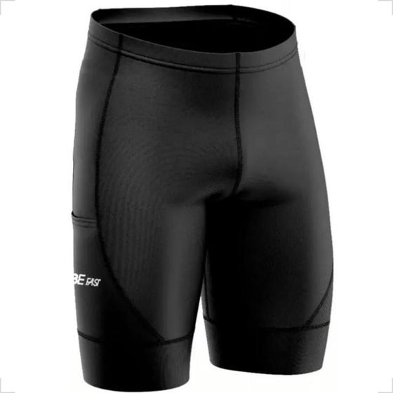 Imagem de Bermuda Ciclismo Masculina C/ Forro e 2 Bolsos Short Bike - Be Fast