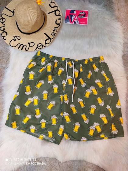 Imagem de Bermuda de praia Plus size estampados