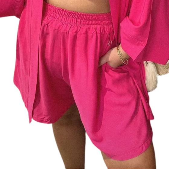 Imagem de Bermuda de viscose com elástico na cintura - Britney