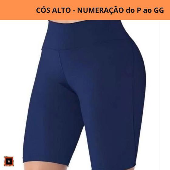 Imagem de Bermuda Feminina com Cós Alto e Duplo para Academia Suplex