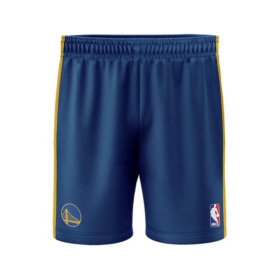 Imagem de Bermuda Golden State Warriors Wander Infantil Azul/Amarelo