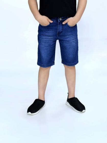 Imagem de Bermuda Infantil Masculina Jeans Confortável e Estilosa - Brink Link