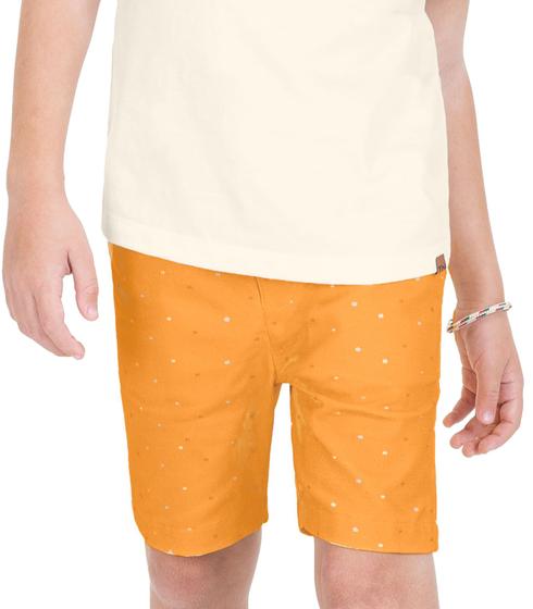 Imagem de Bermuda Infantil Masculina Sarja Twill Trick Nick Amarelo