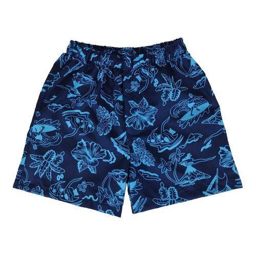 Imagem de Bermuda Infantil Masculino Short Estampado Surf Azul Marinho