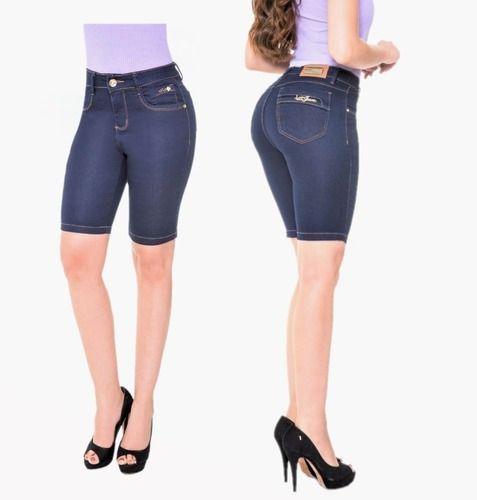 Imagem de Bermuda Jeans Feminina Verão - Shorts Caren 5510