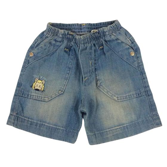 Imagem de Bermuda jeans infantil masc Look leão