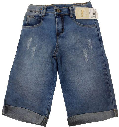 Imagem de Bermuda Jeans Luxo Infantil Menino Katita Kids Ref. 2425