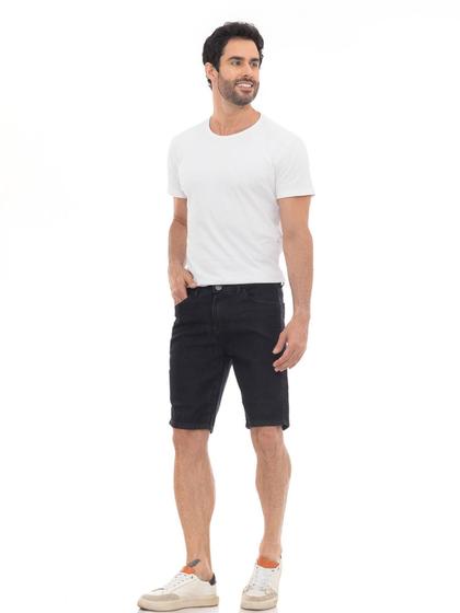 Imagem de Bermuda Jeans Masculina Black Fashion Preto