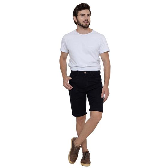 Imagem de Bermuda Jeans Masculina Preto