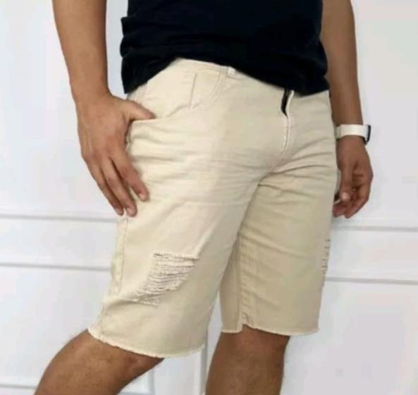 Imagem de Bermuda Jeans Masculina Rasgada Vários Modelos