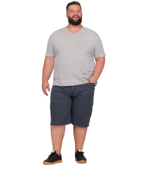 Imagem de Bermuda Jeans Oversized Masculina 58 ao 66 Shyros 37560