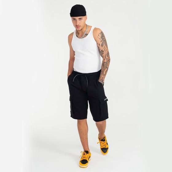 Imagem de Bermuda Jogger Rock&Soda Sarja Masculina Estilo Moderna