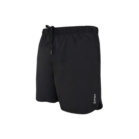 Imagem de Bermuda Lupo Masculina Short Sport Run Basic Preto Corrida Treino 76454 Original