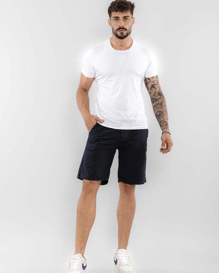 Imagem de Bermuda Masculina Chino 11100 Marinho